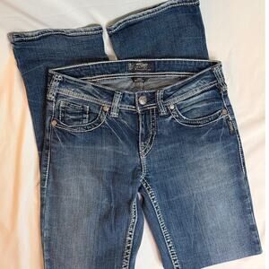 Silver Jeans Medium‎ Wash Aiko Bootcut Jeans Women’s Size W27/L33